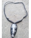 African Buffalo Bone Nail Pendent Necklace For Women